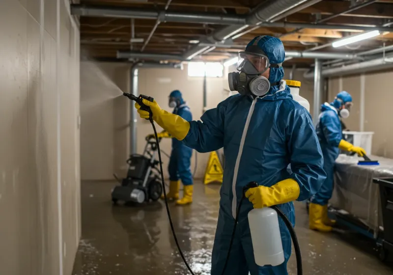 Basement Sanitization and Antimicrobial Treatment process in Hawaii County, HI